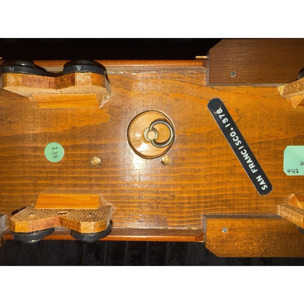 Reuge Handmade San Francisco Street Car Music Box by Nate Gruenberg 1977 -Works! - Picture 13 of 16